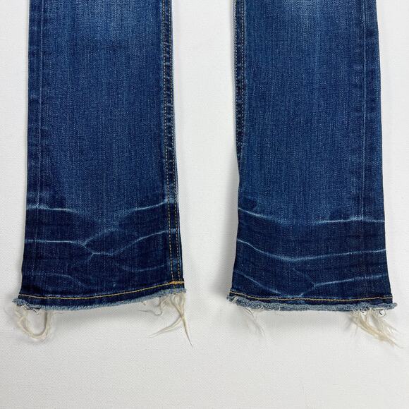 Rag & Bone Crop Jean 27.5" Inseam Alderly Wash Whiskering W1510K520 Size 24 - Picture 6 of 13